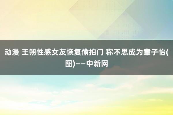 动漫 王朔性感女友恢复偷拍门 称不思成为章子怡(图)——中新网